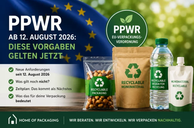 PPWR as of August 12, 2026: These requirements are now in effect