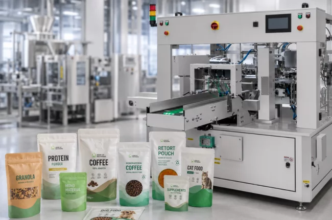 Doypack and Packaging Machines Directly from the Manufacturer