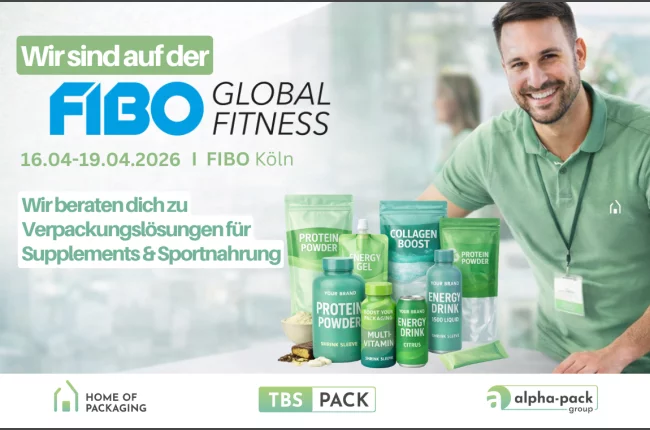 Verpackungslösungen für Healthy Sports Nutrition – FIBO 2026