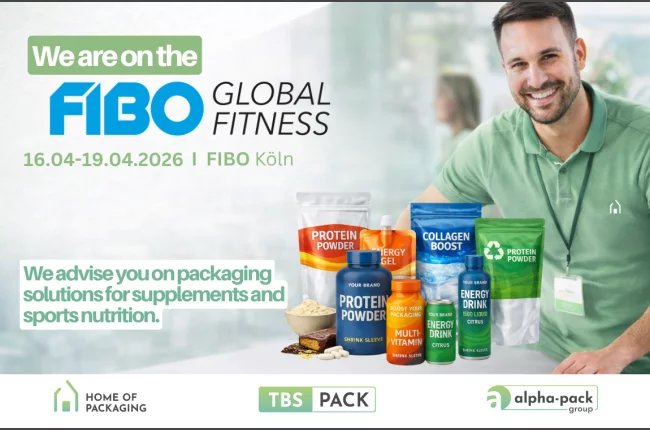 Packaging solutions for healthy sports nutrition – FIBO 2026
