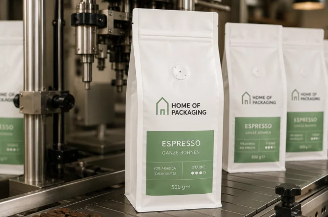 Coffee Bags and Matching Filling and Sealing Machines from a Single Source