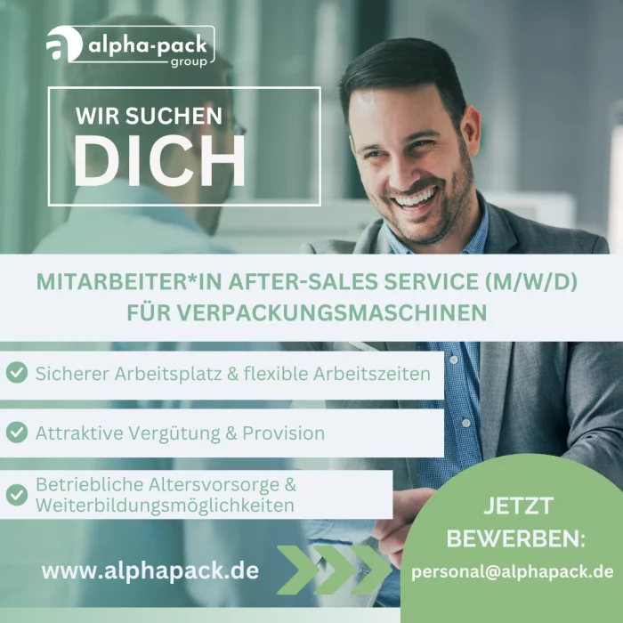 After-Sales Service für Verpackungsmaschinen im Raum Köln